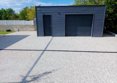 Béton lavé noir et blanc